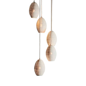 CONSTELLATION 5 BALLOON PENDANT LIGHT CLUSTER -white - Interior Collections
