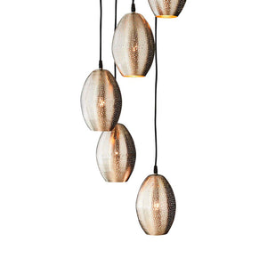 CONSTELLATION 5 BALLOON PENDANT LIGHT CLUSTER -NICKEL Interior Collections