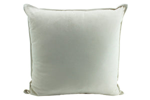 Champagne velvet cushion