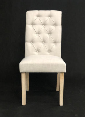 Debbie Buttoned dining chair