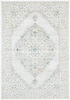 Soft Teal Emblem rug