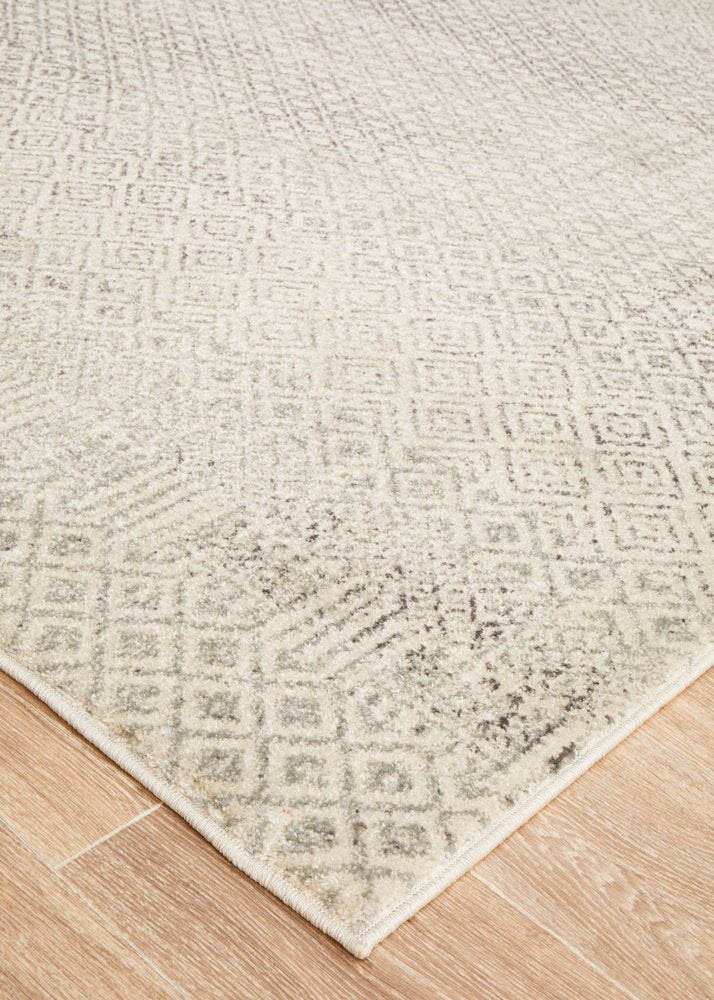 Contemporary Grey Diamond rug