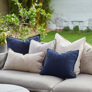 Luca Grey Linen Outdoor/ Indoor Cushion
