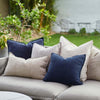Luca Natural Linen Outdoor / Indoor Cushion