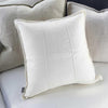 Luca White Linen Outdoor / Indoor Cushion