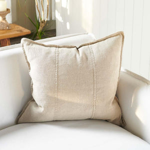 Luca Natural Linen Outdoor / Indoor Cushion