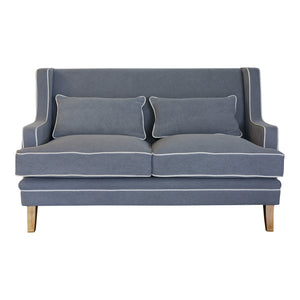 Coastal soft grey 2 seat sofa