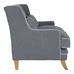 Coastal soft grey 2 seat sofa