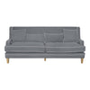 Coastal soft grey 3 seat sofa