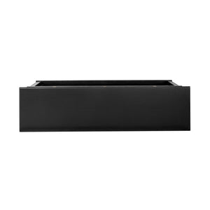 Rhode Island 3 drawer console - black