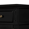 Rhode Island 3 drawer buffet cabinet - black