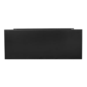 Rhode Island 2 drawer console - black