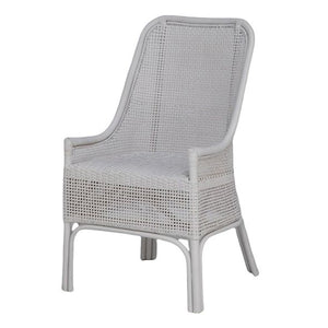 Interior Collections, Albany Rattan Dining Chair, Honey Brown,  Interiors Online,  living styles, french country collections, french chic, french, farmhouse,  Achille Rattan Side Chair, White