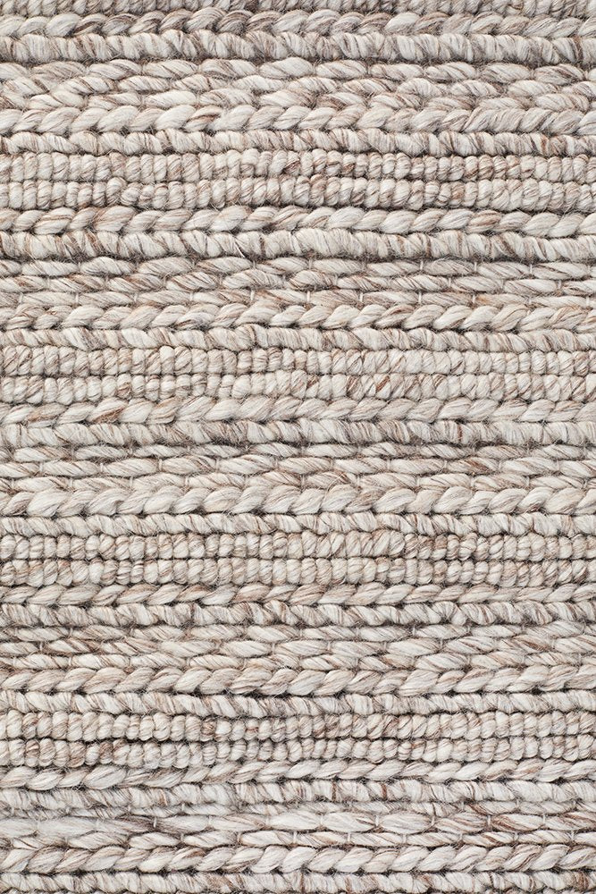 Lux Weave Wool Rug - Natural