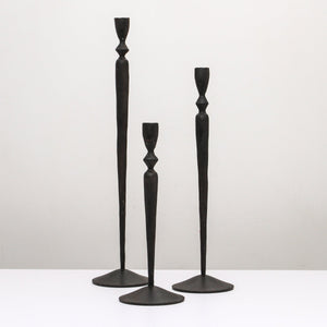 Black Iron Candlestick