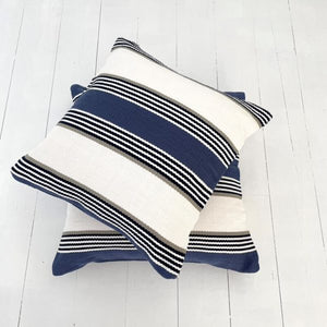 St Tropez Striped Outdoor Cushion Cover - Riviera