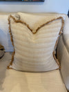 French Linen and Jute Cushion