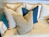 French Linen and Jute Cushion