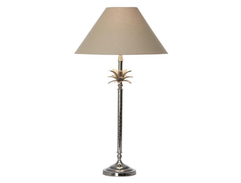 Palm leaf lamp - Taupe