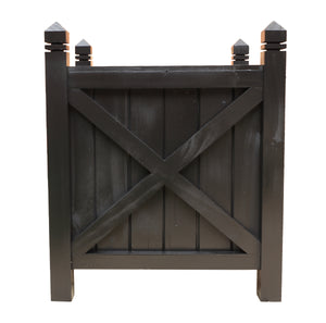 Hampton planter box - black