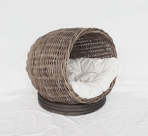 Round Pet Bed with cushion