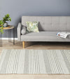 Coastal 2 tone silver rug