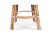 French Bistro Backless stool - Fog