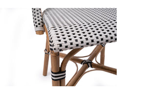 French Bistro Chair - Black and White
