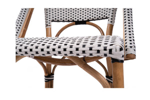 French Bistro Chair - Black and White