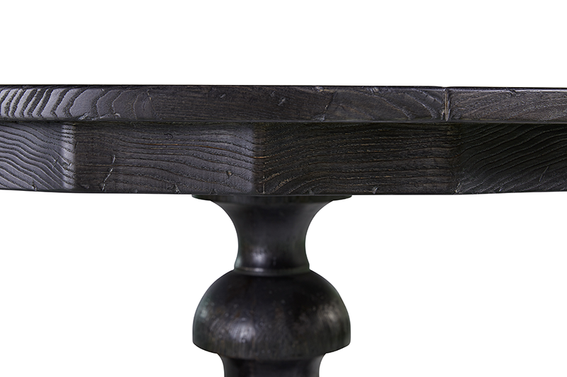 Valence Round Dining table - charcoal