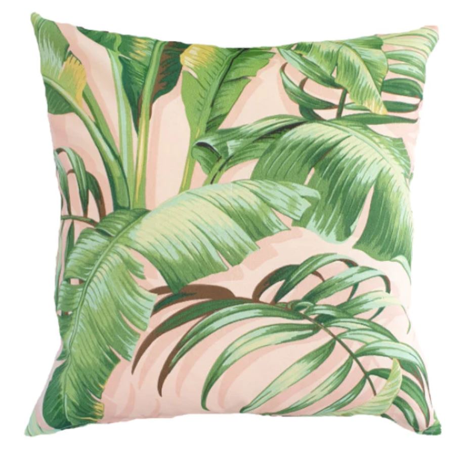 Tropical Banana Leaves - Outdoor/Indoor Cushion Cover