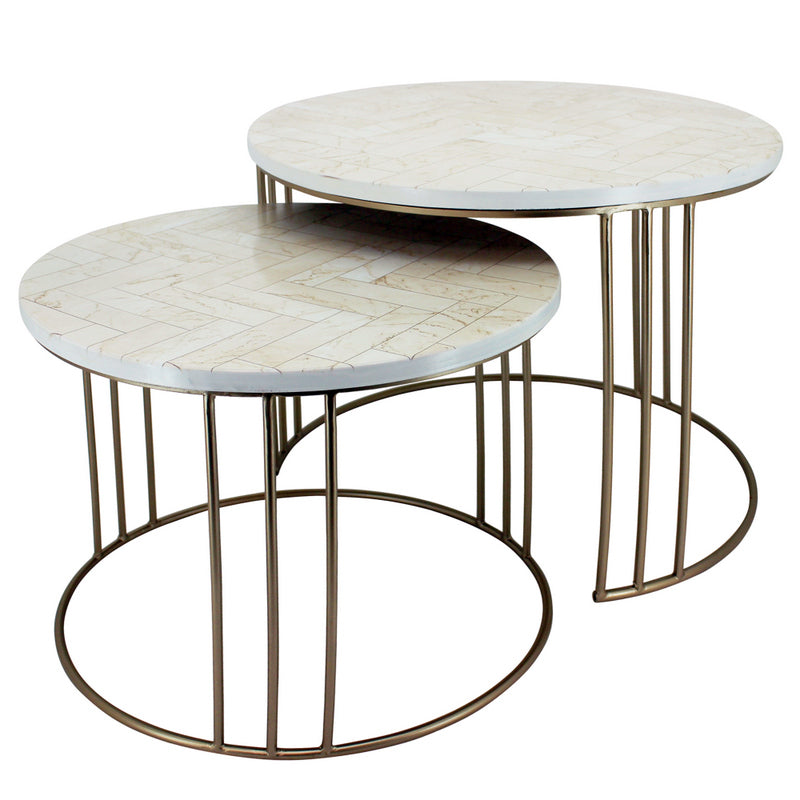 Rodez Coffee Table Pair