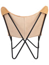 Tan Suede Leather Butterfly chair
