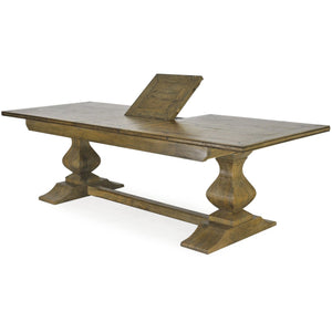 Reims Double Extension Pedestal Dining Table