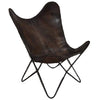 Black Leather Butterfly chair