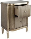 New York Bedside Table - Antique Gold