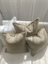 Provincial Heavy French Linen Fringed Cushion