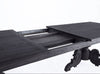 Valence Extension dining table - charcoal