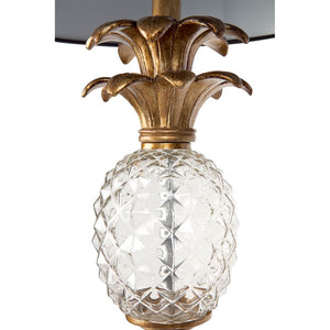 Langley Glass Pineapple Floor Lamp - Antique Gold