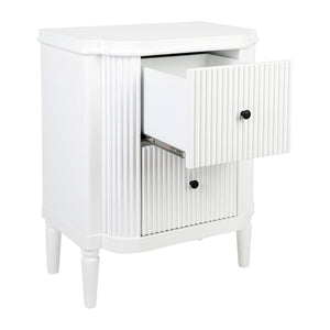 New York Bedside Table - White