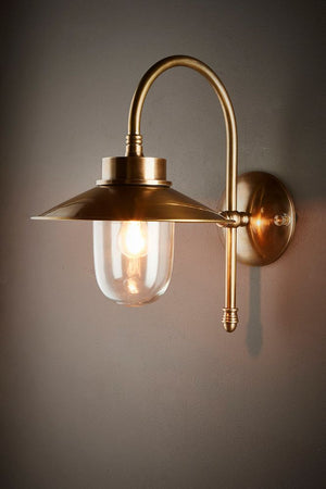 Legacy Outdoor Wall Sconce - Antique Brass