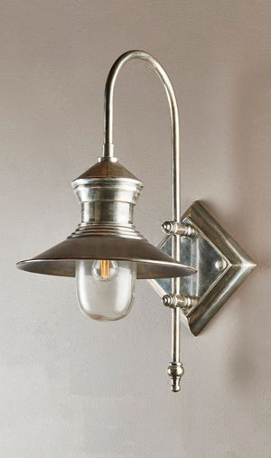 St James Outdoor Wall Sconce - Antique Silver