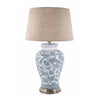 Aviary - Glazed Bird Motif Ceramic and Metal Urn Table Lamp Base only