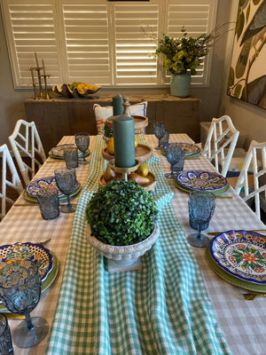 Coastal hamptons tablecloth, French linen plaid tablecloth, checked tablecloth, French linen tablecloths, 100% natural linen tablecloths, rust tablecloth, beige linen tablecloth, beige plaid tablecloth, taupe linen tablecloth, hamptons tablecloth, natural plaid tablecloth, Interior Collections tablecloth, Dining Table Artistry, designer tablecloth, Creative Tablescapes, Elevate Dining Experience, stunning tablecloths, indoor outdoor tablecloths, Easter tablecloth, Christmas tablecloth