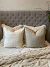 Paris Reversible Natural Linen Cushion Cover