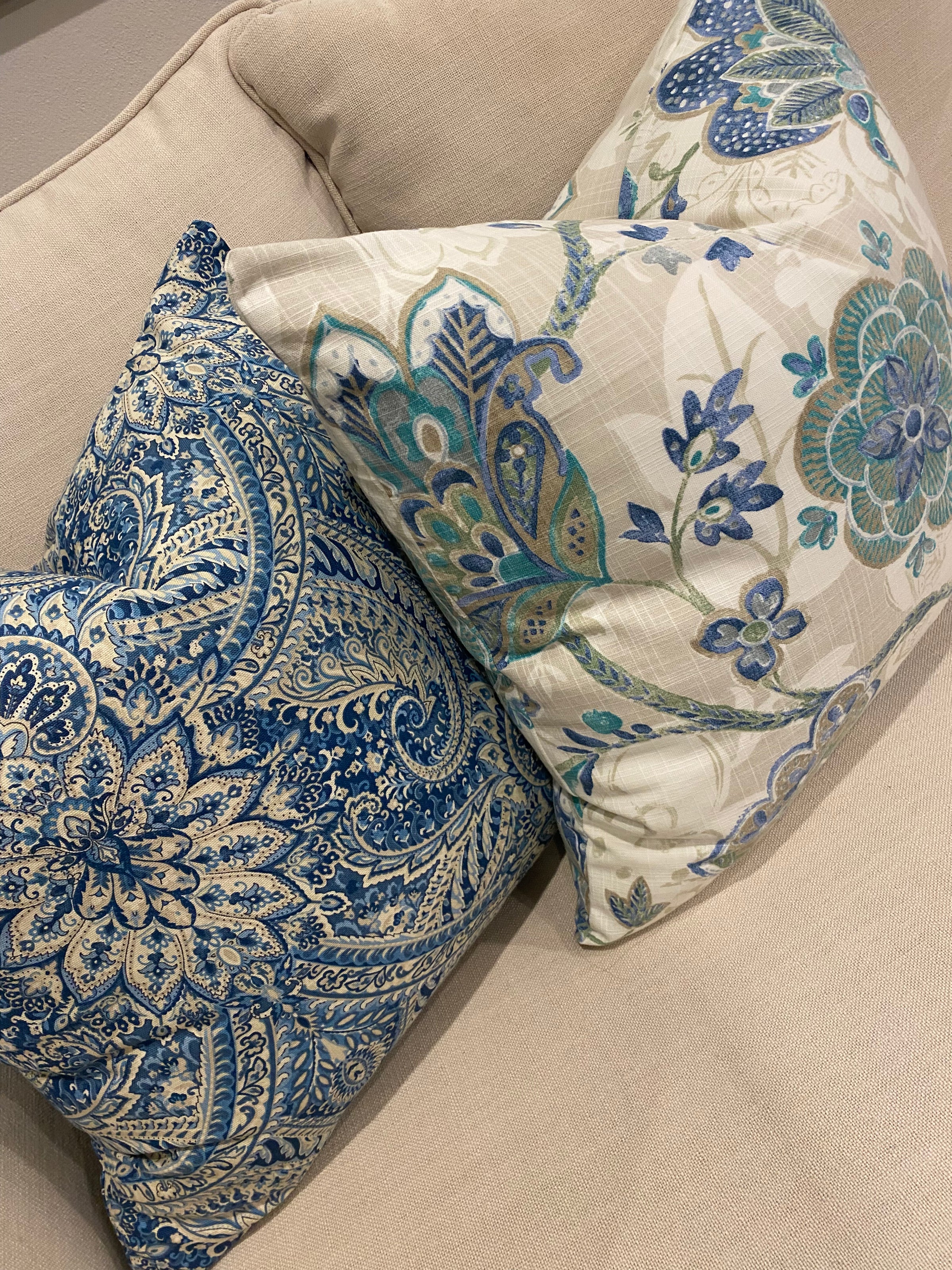 Coastal Paisley Cushion Cover INTERIOR COLLECTIONS