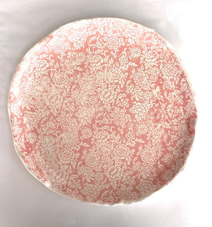 Pink Floral Ceramic Large Platter