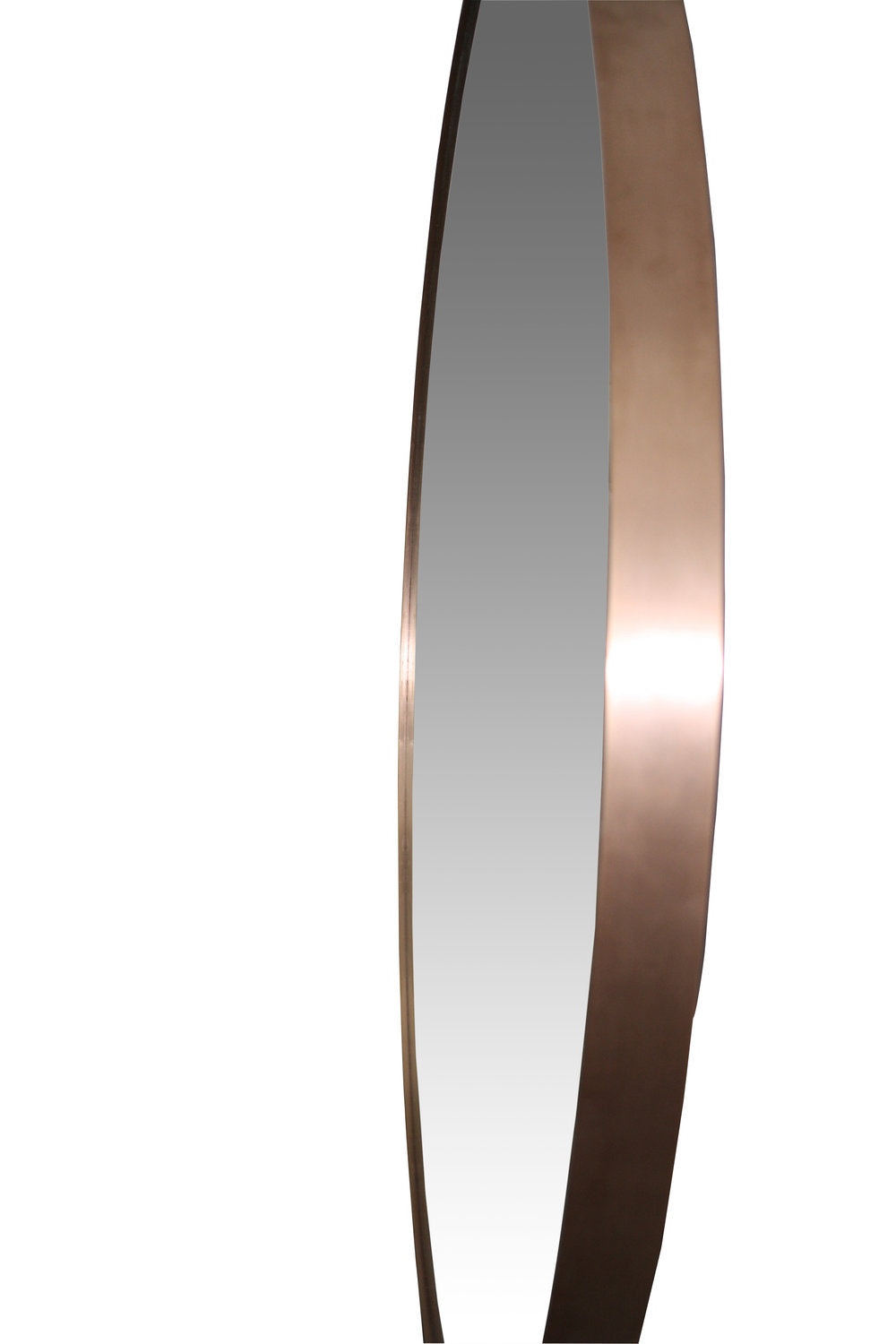 Round  copper mirror
